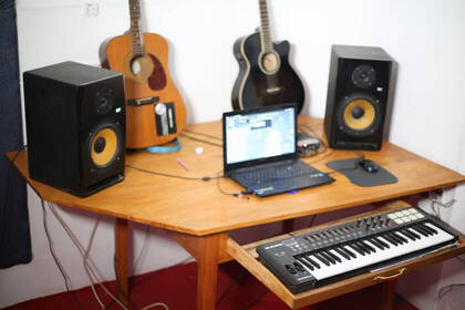 Various instruments are used for the production