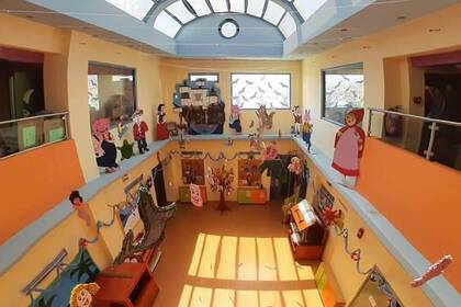 Interior view of the kindergarten