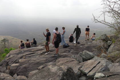 Bei der Tagestour gemeinsam Berge erklimmen