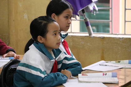 Aufmerksame Schüler:innen