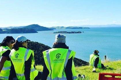 Schöne Ausblicke bei der Freiwilligenarbeit