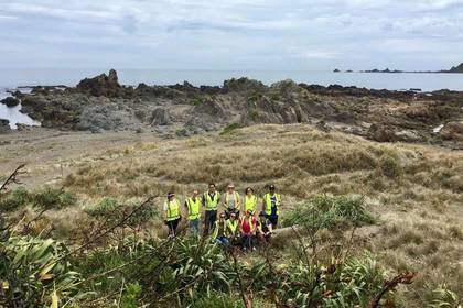 In Wellington wird viel im Freien gearbeitet