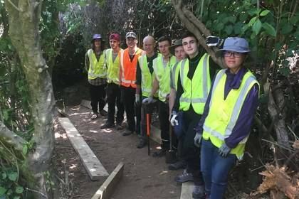 Volunteers im Naturschutz in Wellington
