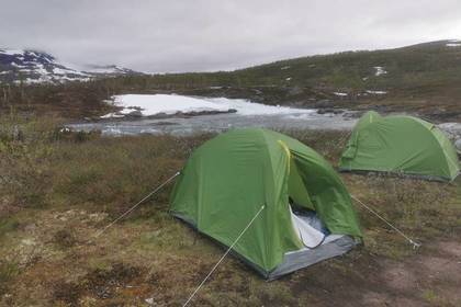 Campen in freier Natur
