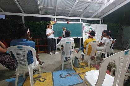 Volunteers im NGO Management Projekt in der Dominikanischen Republik