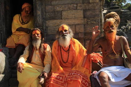 Sadhus in Kathmandu