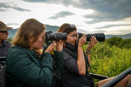 Learning wildlife photography during Ranger training