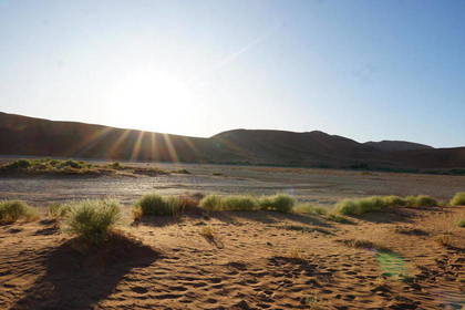 Desert landscape in Namibia