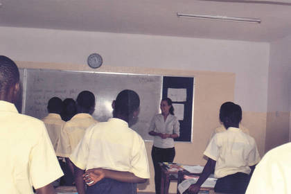 Unterrichten in Afrika Praktikum