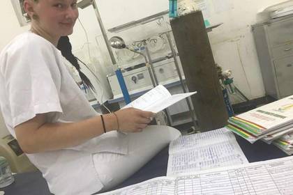 Praktikum im Krankenhaus in Ghana