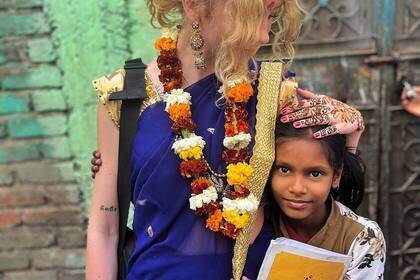 Volunteer in social project in India