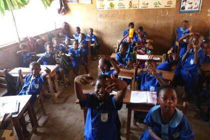 Schulkinder Ghana