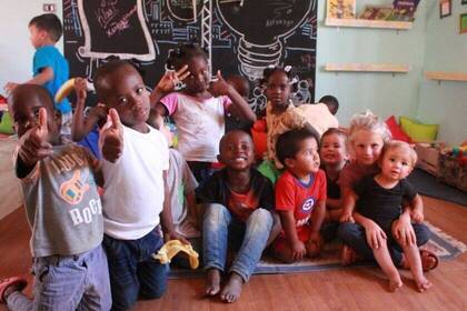 Kindergruppe im Bildungsprojekt in Viña del Mar