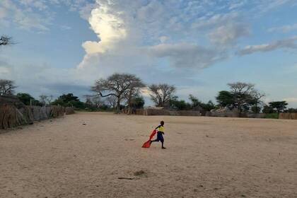 Der Standort für die Freiwilligenarbeit im Hausbau-Projekt