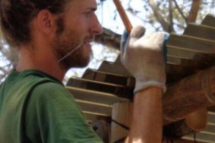 Bei der Freiwilligenarbeit auf der Pferdefarm