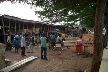 Wood Market Ghana Volunteer