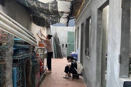 Tierauffangstation im Großraum Hanoi in Vietnam