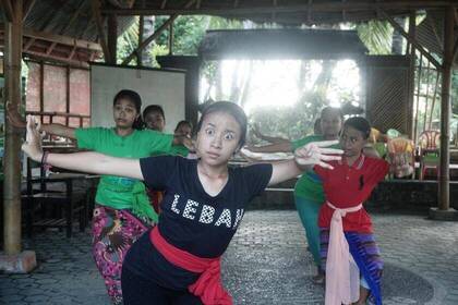 Tanzunterricht in den Schulklassen