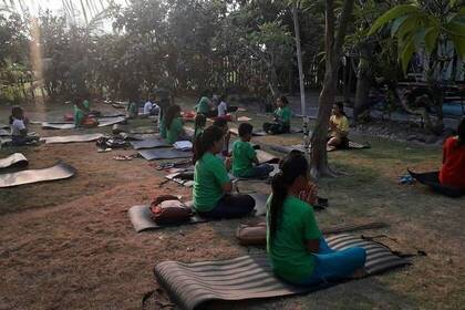 Yogastunden zur Erholung