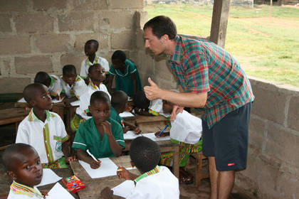 Elementary school teaching Ghana