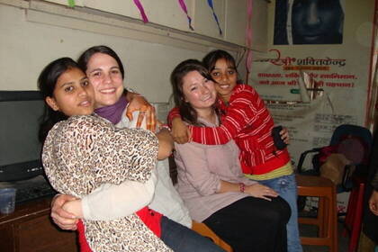 Volunteers im Women Empowerment Projekt 