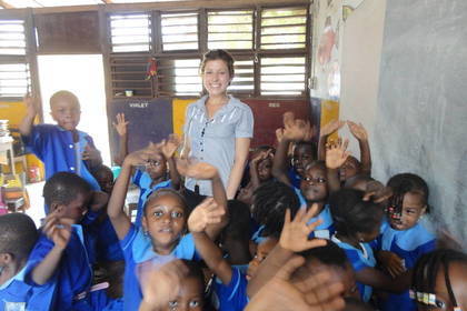 Unterrichten an der Vorschule Freiwilligendienst