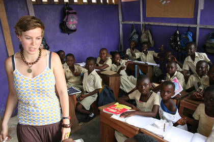 Unterrichten in Ghana Lehramt Praktikant