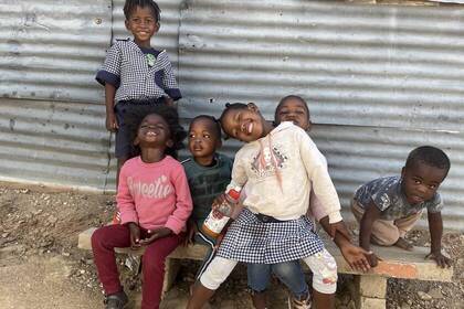 Kinder in der Vorschule in Windhoek
