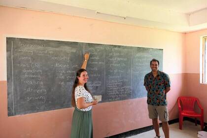 Die Volunteers können sich auch an Schulen einbringen und bei der Aufklärungsarbeit unterstützen.