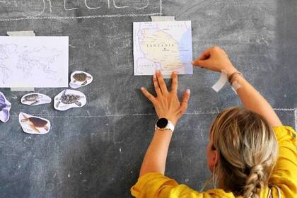 In den Schulen lernen die Kinder viel über Meeres- und Schildkrötenschutz.
