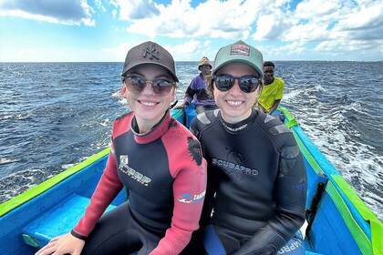 Die Volunteers haben viel Spaß in ihrem Projekt in Tansania.