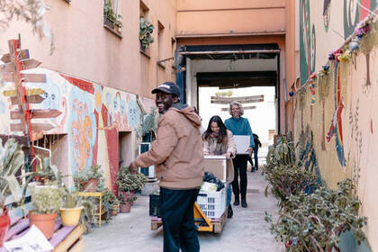 Volunteers in Barcelona