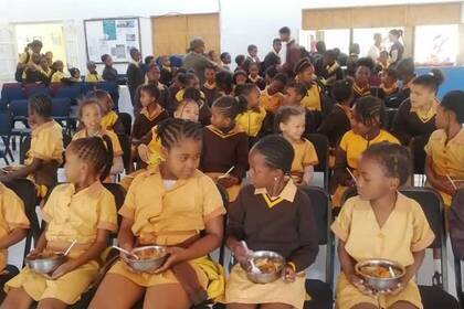 Kinder im Suppenküche-Projekt