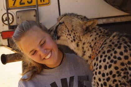 Im Tierschutzprojekt für afrikanische Wildtiere