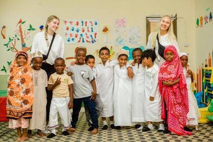 Volunteering at the Children's Center in Zanzibar