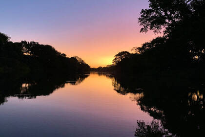 Sonnenuntergang im Naturreservat