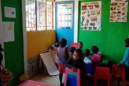 Volunteering at the Children Center in Namibia