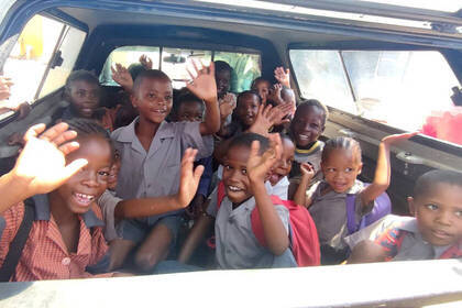 Kinder im Suppenküche Projekt Namibia