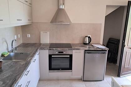 Küche im Volunteer Apartment 