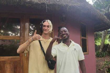 Volunteer and supervisor in Ghana