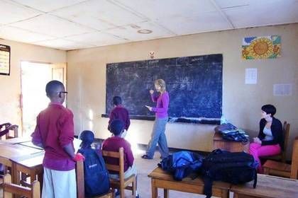 Teaching as a volunteer in Tanzania
