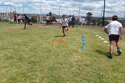 Hier ist Geschicklichkeit und Kondition gefragt!