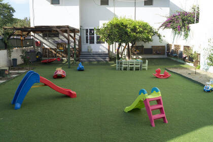 Kindergarten outdoor area