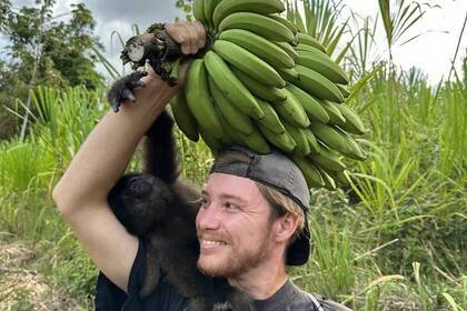Projektleiter Danny bei der Arbeit