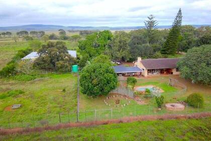 Wildtierreservat in Suedafrika: Unterkunft von oben