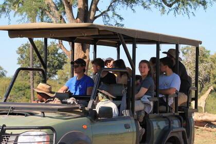Volunteers auf Safaritour