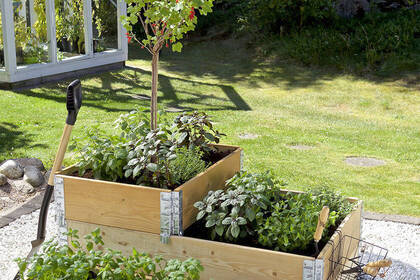 Garten im Kindergarten