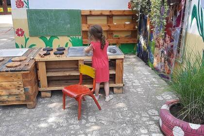 Mädchen im Kindergarten