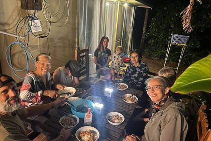 Gemeinsames Abendessen im Eco Community Center 