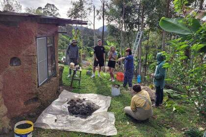Gruppenarbeit Volunteers 